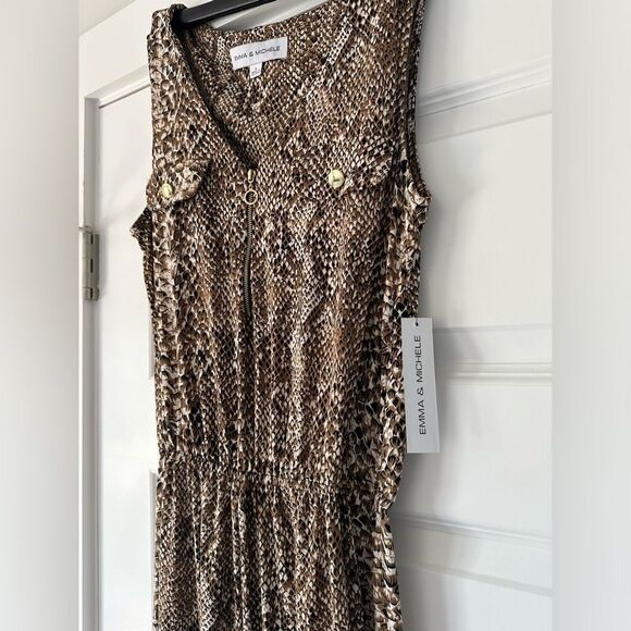 Emma & Michele Animal print jumsuit - Picture 1 of 7